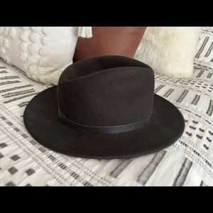 Black fedora hat from target